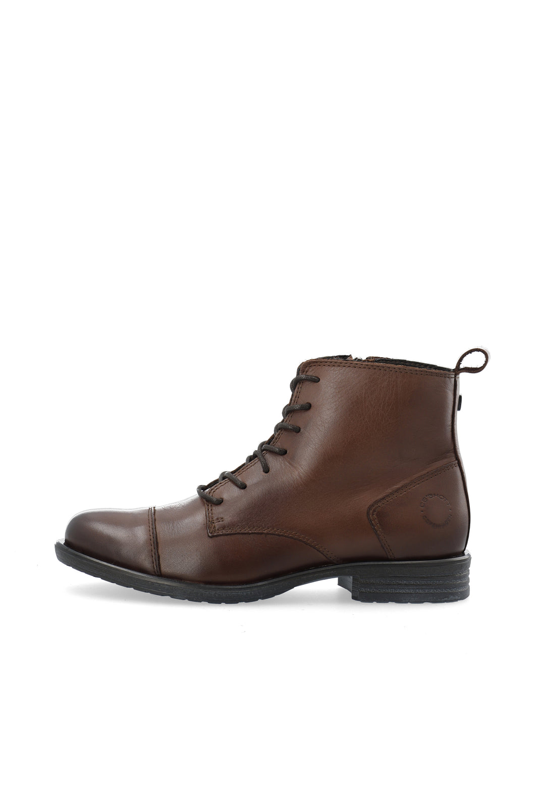 CASHOTT CASEMMA LOW LACE BOOT Lace Up Dark Brown