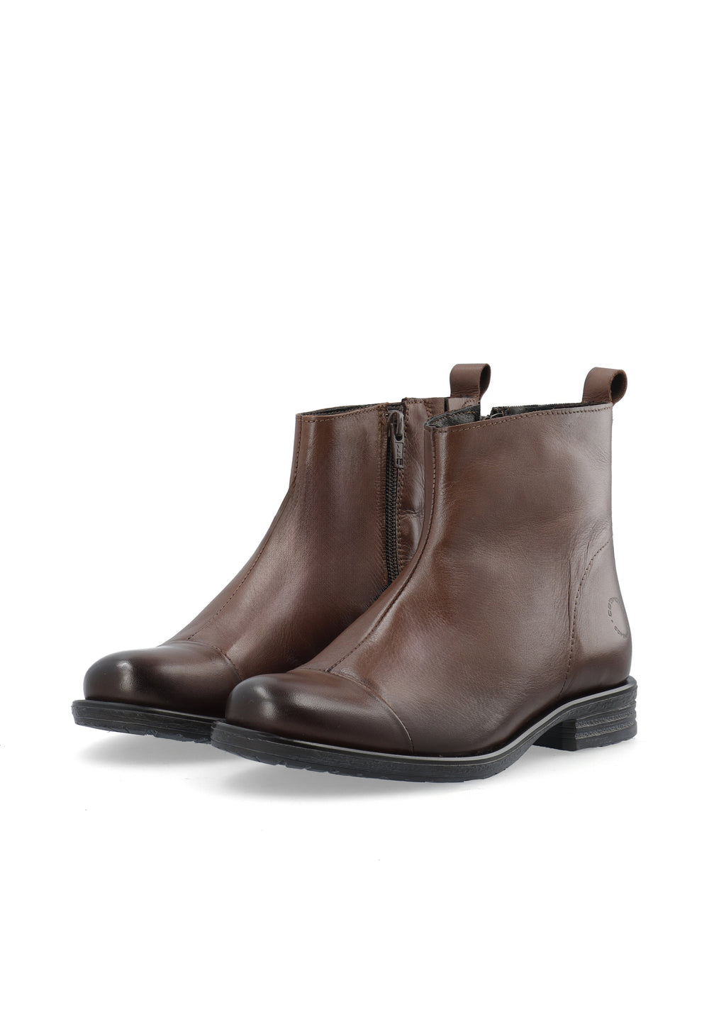 CASHOTT CASEMMA ZIP BOOT Zip Boot Dark Brown