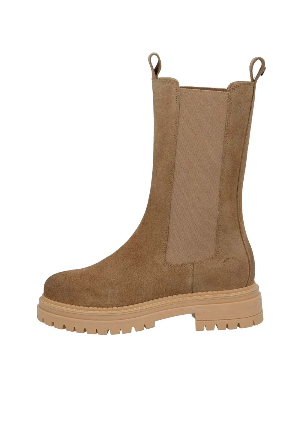 CASHOTT CASHANNAH Chelsea High Cut Suede Warm Lined Warm lined up chelsea Beige