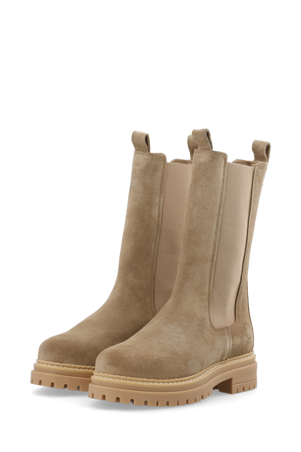 CASHOTT CASHANNAH MID CALF BOOT Chelsea Beige