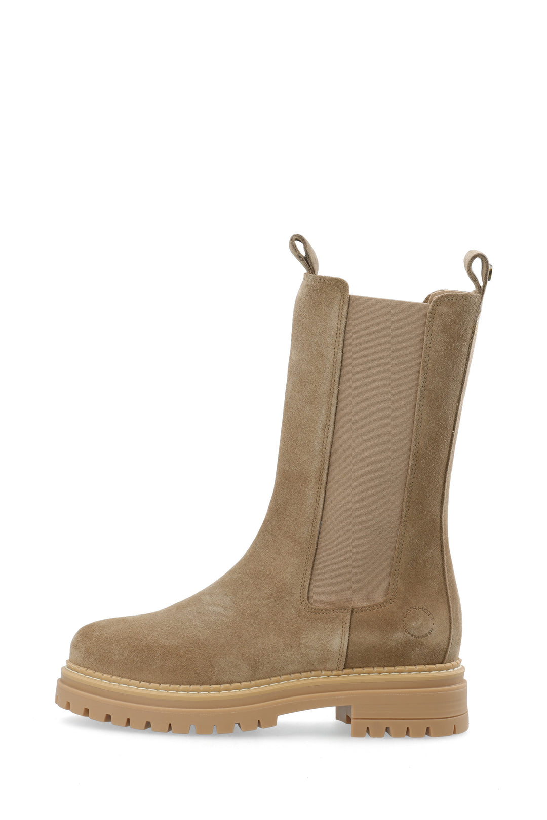CASHOTT CASHANNAH MID CALF BOOT Chelsea Beige