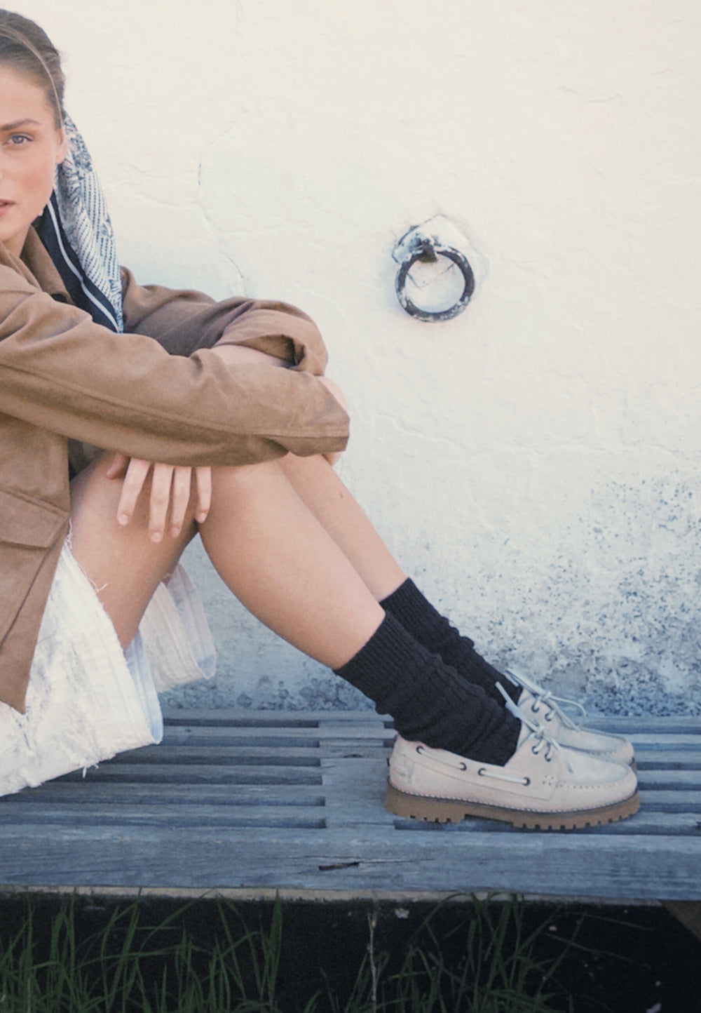 CASHOTT CASLENA BOAT SHOE Boat Beige