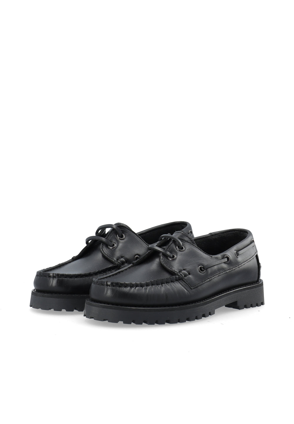 CASHOTT CASLENA BOAT SHOE Boat Black/Black