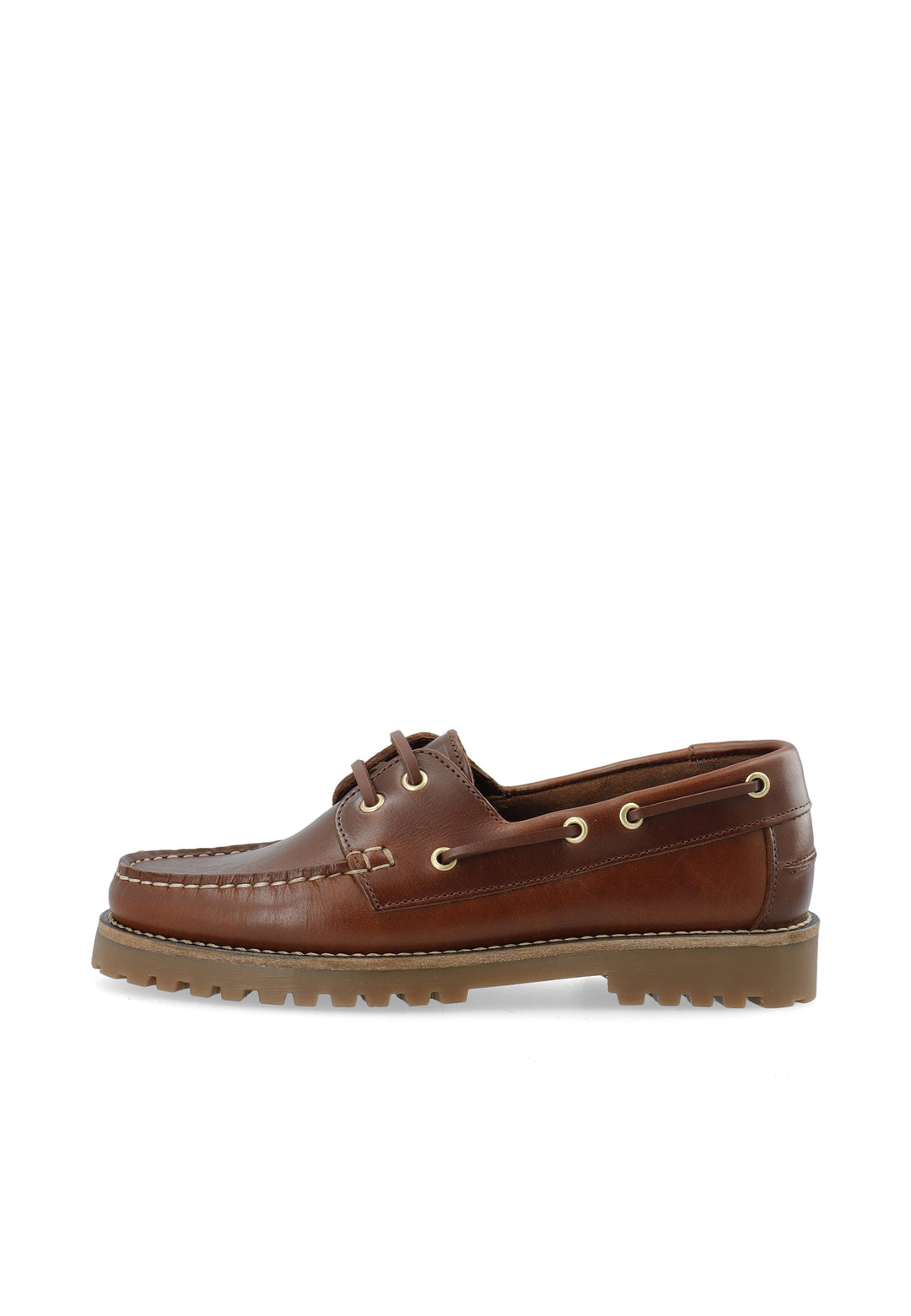 CASHOTT CASLENA BOAT SHOE Boat Dark Brown