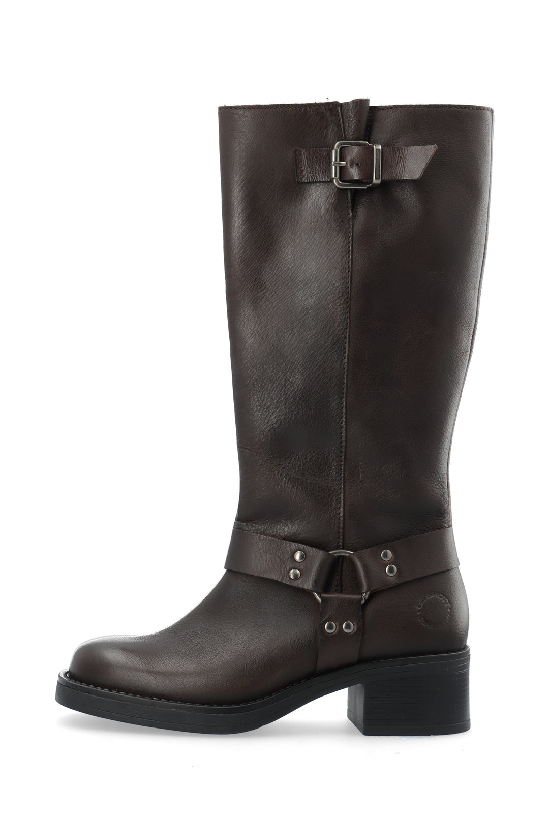 CASHOTT CASRIKKE TALL BOOT Biker Dark Brown