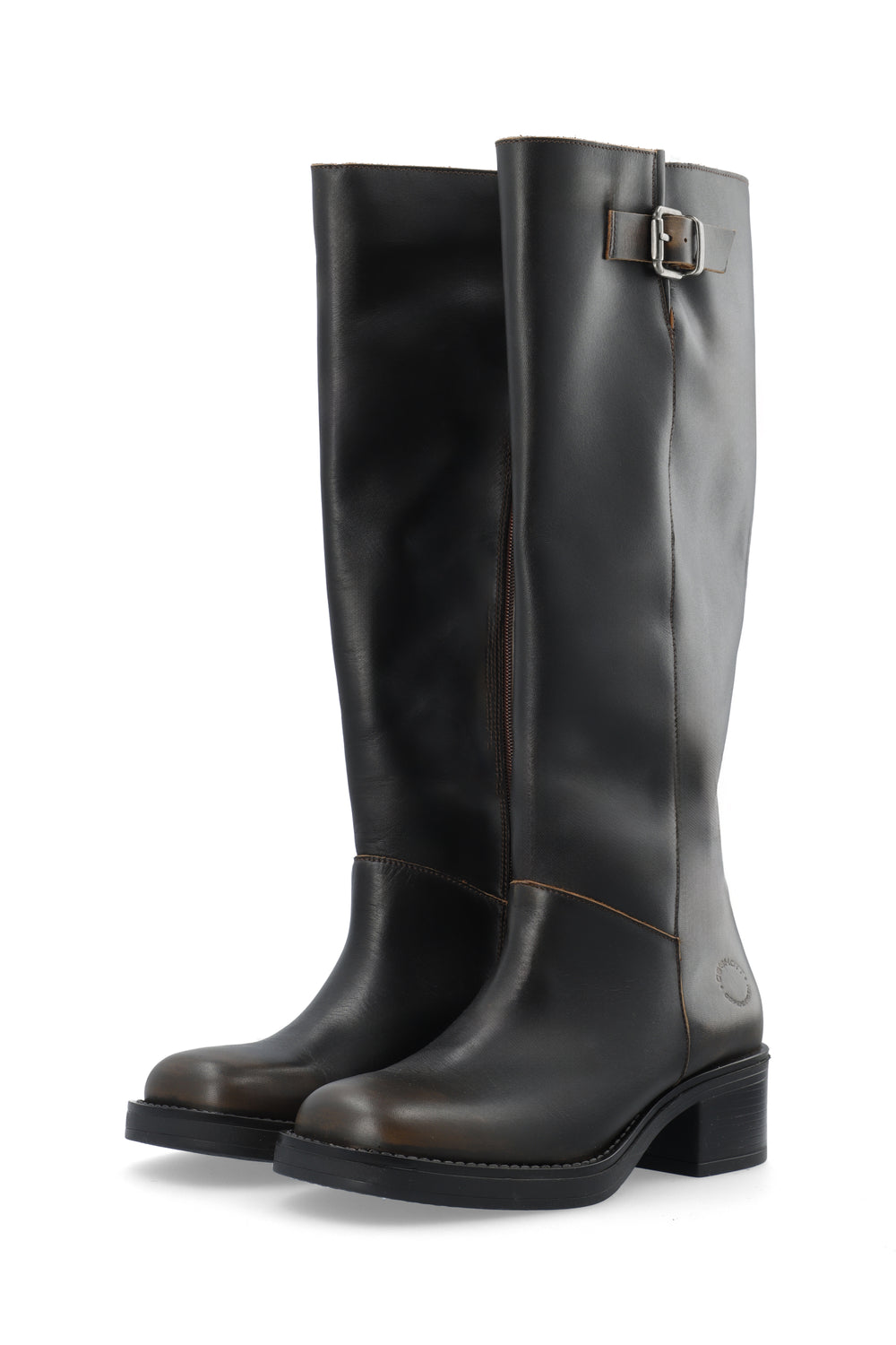 CASHOTT CASRIKKE WIDE PULL BOOT Pull On Distressed Brown