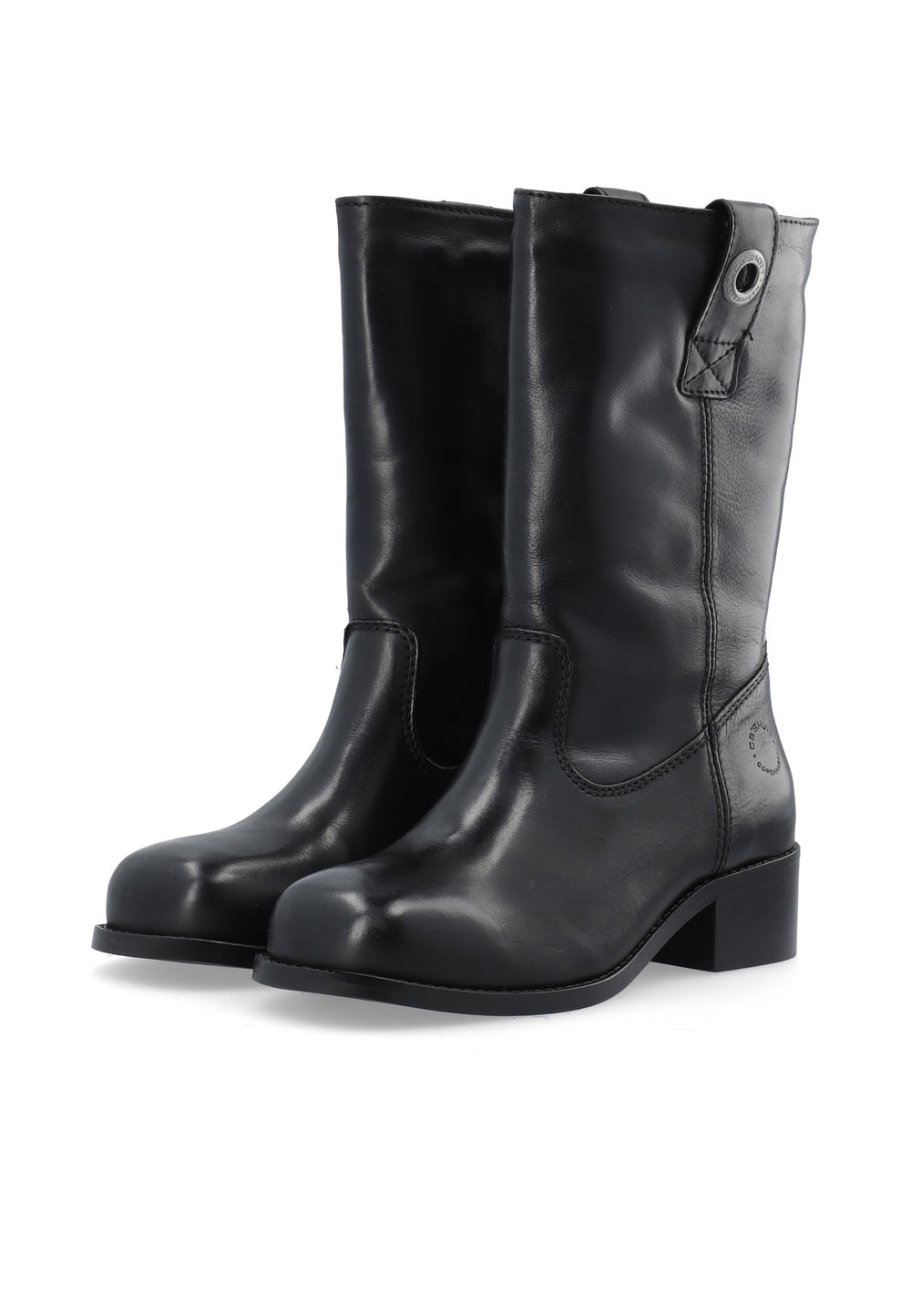 CASHOTT CASVILMA WARM LINED MID CUT BOOT Pull On Black/Black