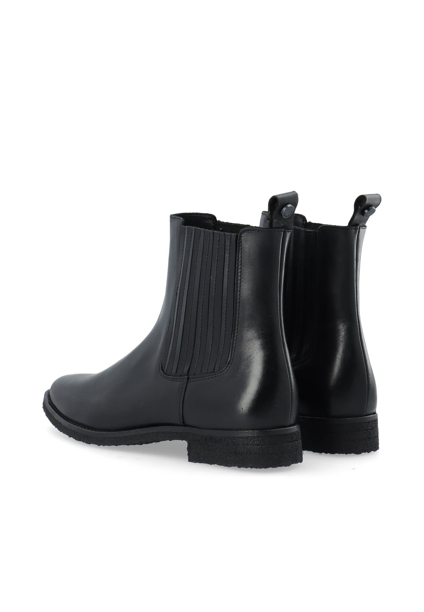 CASHOTT CASAGNES Chelsea Boot Pull Up Leather Chelsea Black