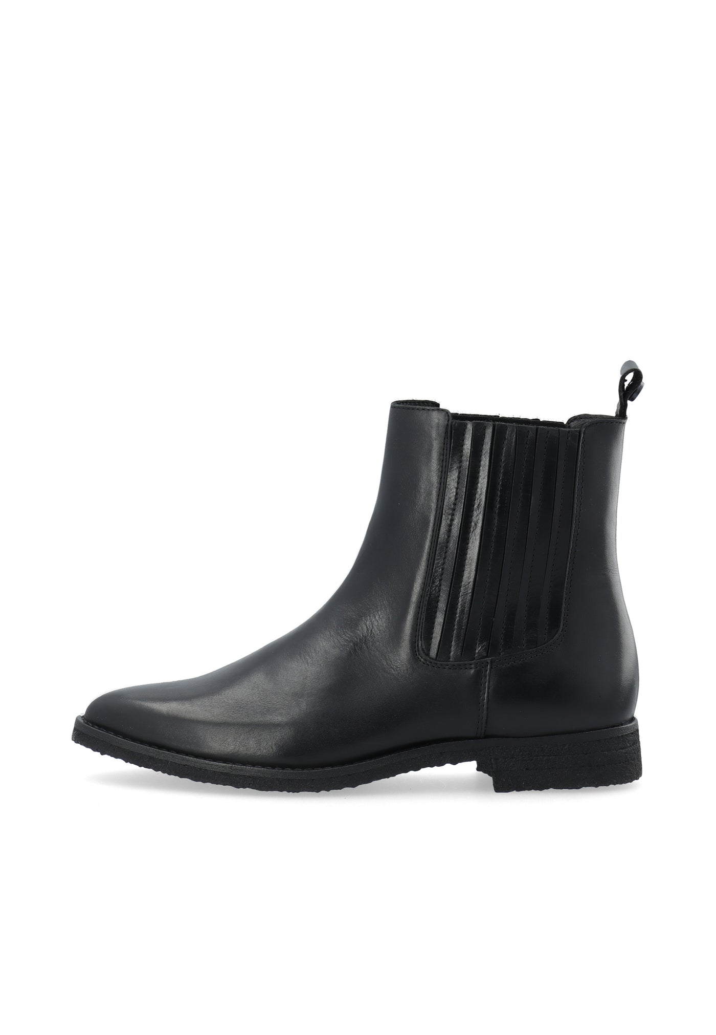 CASHOTT CASAGNES Chelsea Boot Pull Up Leather Chelsea Black