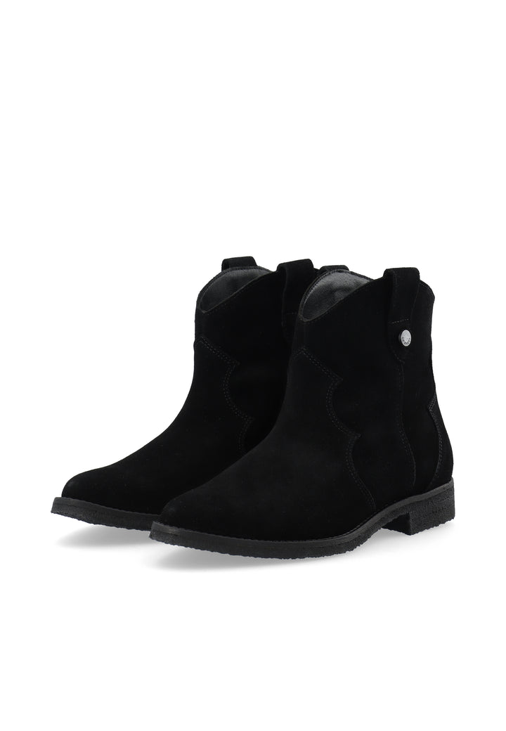 CASHOTT CASAGNES ANKLE BOOT Western Black