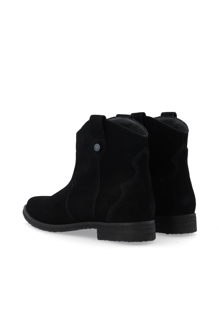 CASHOTT CASAGNES ANKLE BOOT Western Black