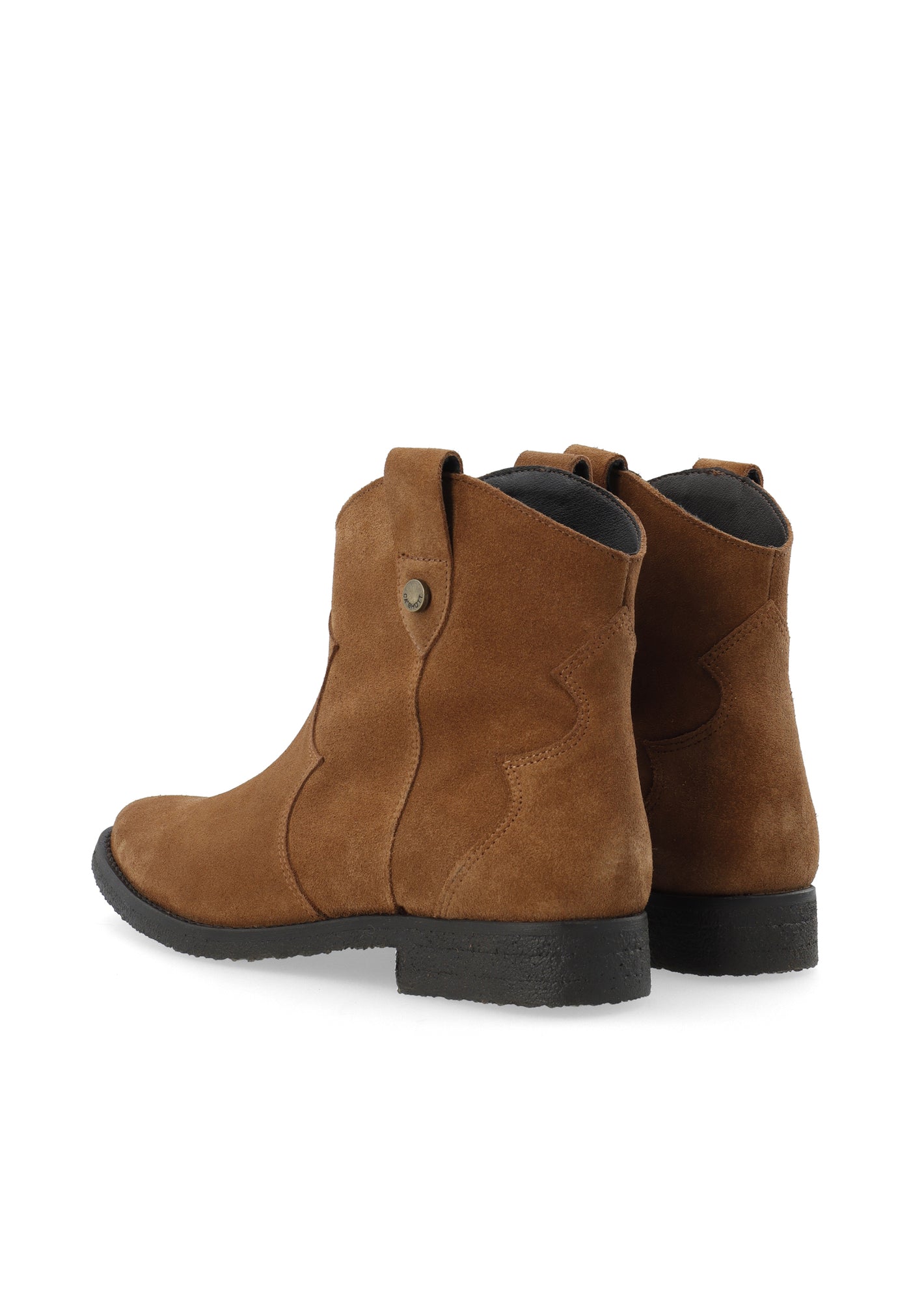 CASHOTT CASAGNES Western Boot Suede Western Toffee