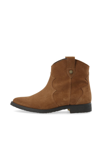 CASHOTT CASAGNES Western Boot Suede Western Toffee