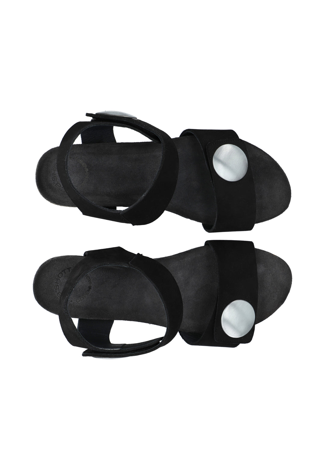 CASHOTT CASALBERTA NUBUK Velcro Black