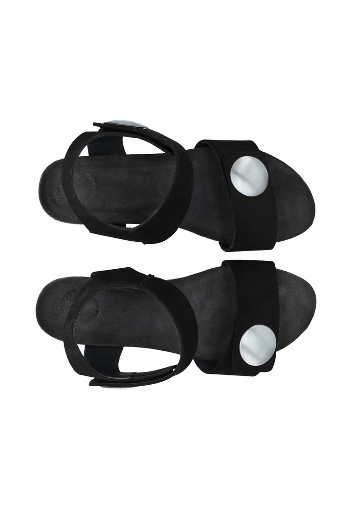 CASHOTT CASALBERTA NUBUK Velcro Black