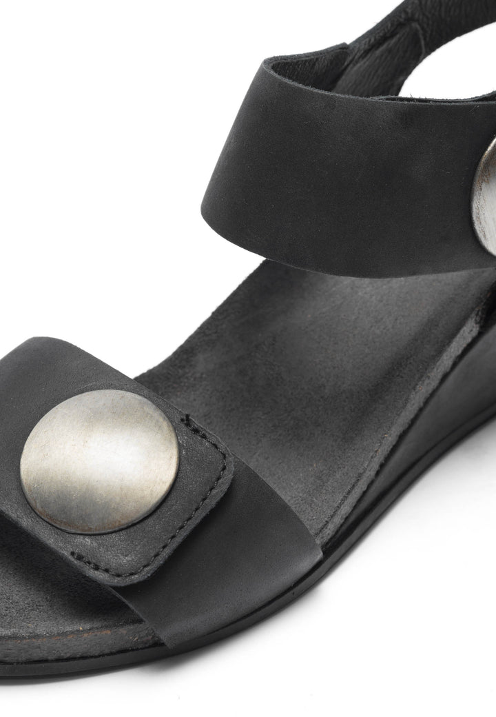 CASHOTT CASALBERTA NUBUK Velcro Black