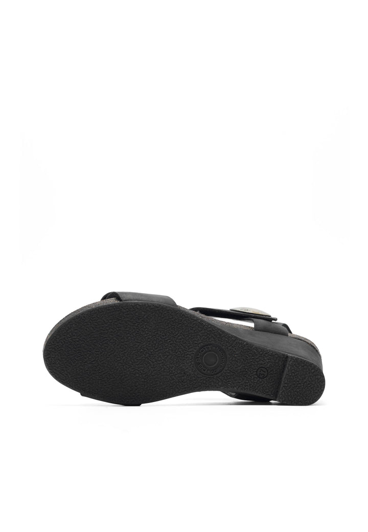 CASHOTT CASALBERTA NUBUK Velcro Black