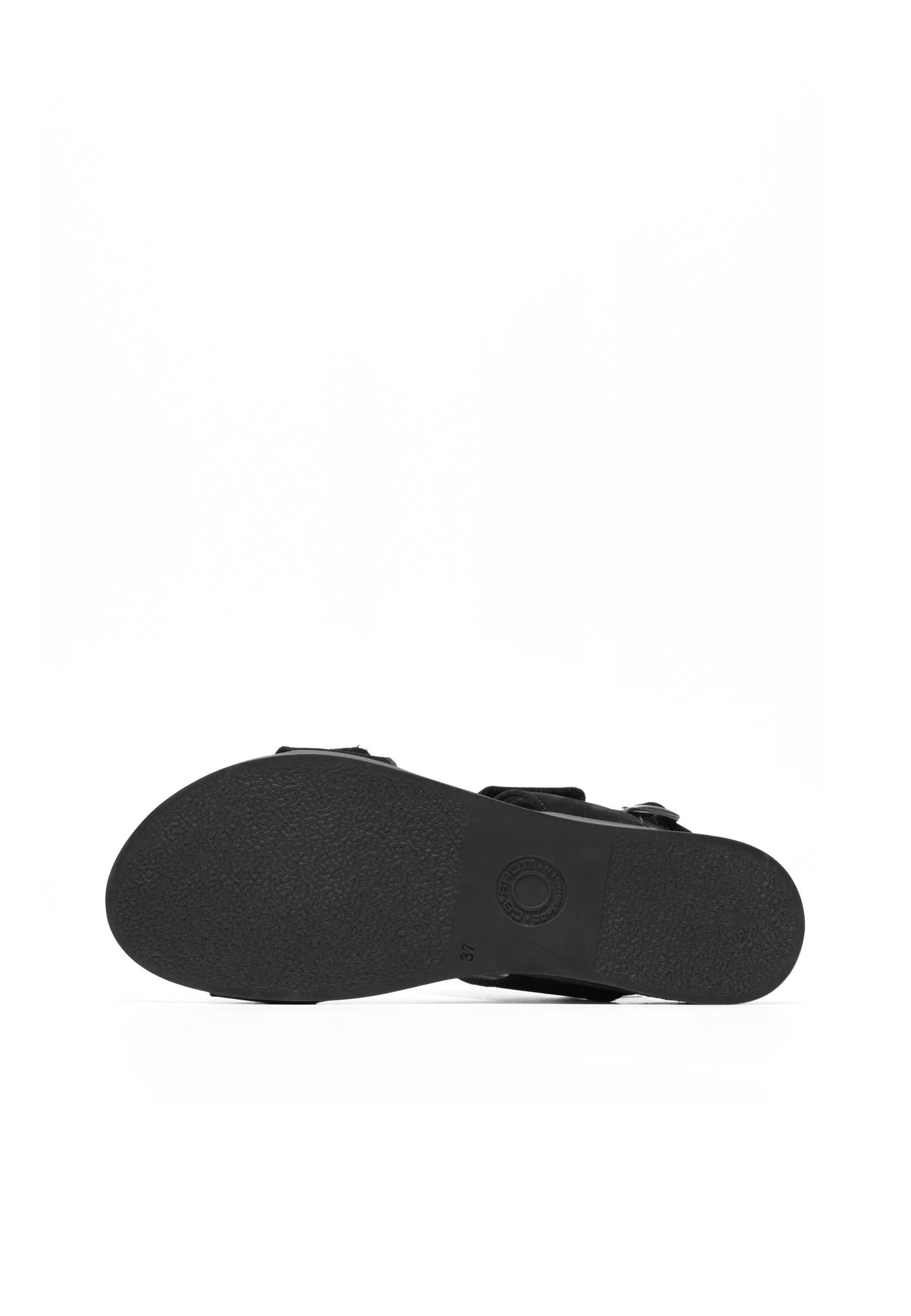 CASHOTT CASALICE Velcro Sandal Nubuck Velcro Black