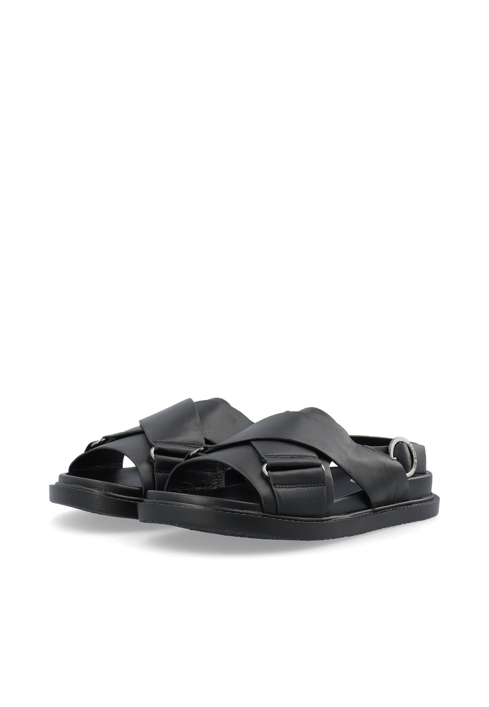 CASHOTT CASAMANDA CROSS SANDAL *Slides Black