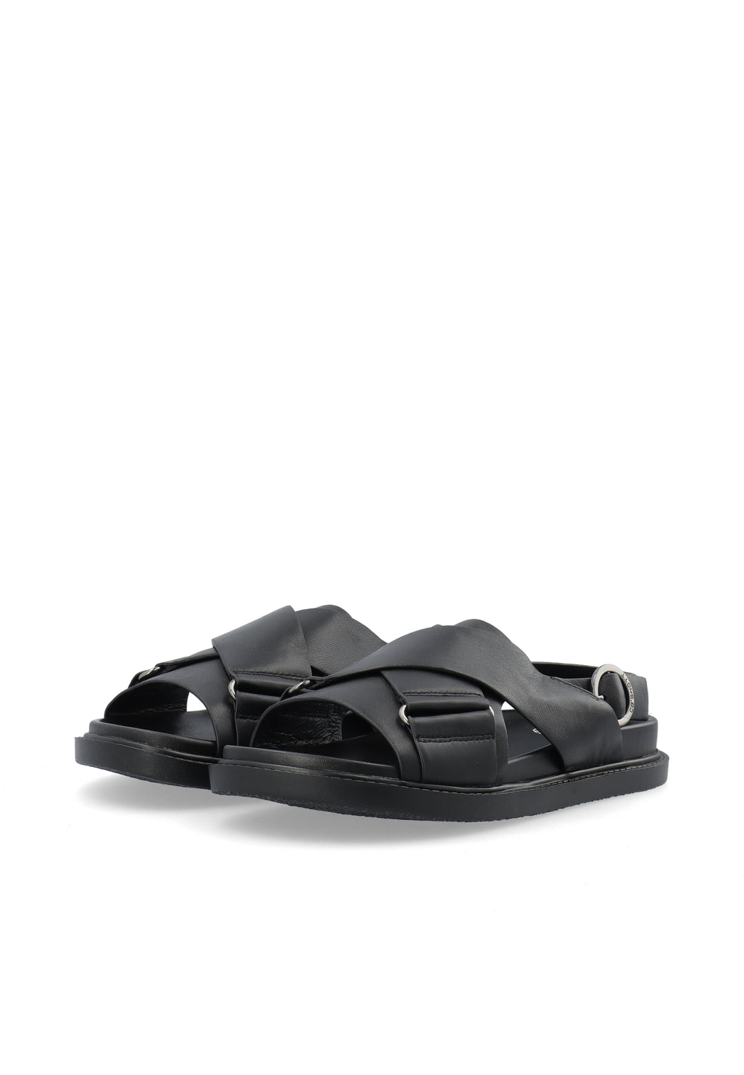 CASHOTT CASAMANDA CROSS SANDAL *Slides Black
