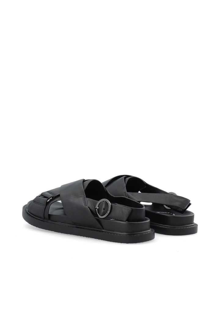 CASHOTT CASAMANDA CROSS SANDAL *Slides Black