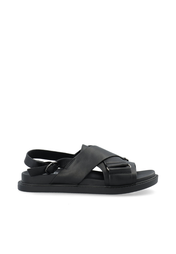 CASHOTT CASAMANDA CROSS SANDAL *Slides Black