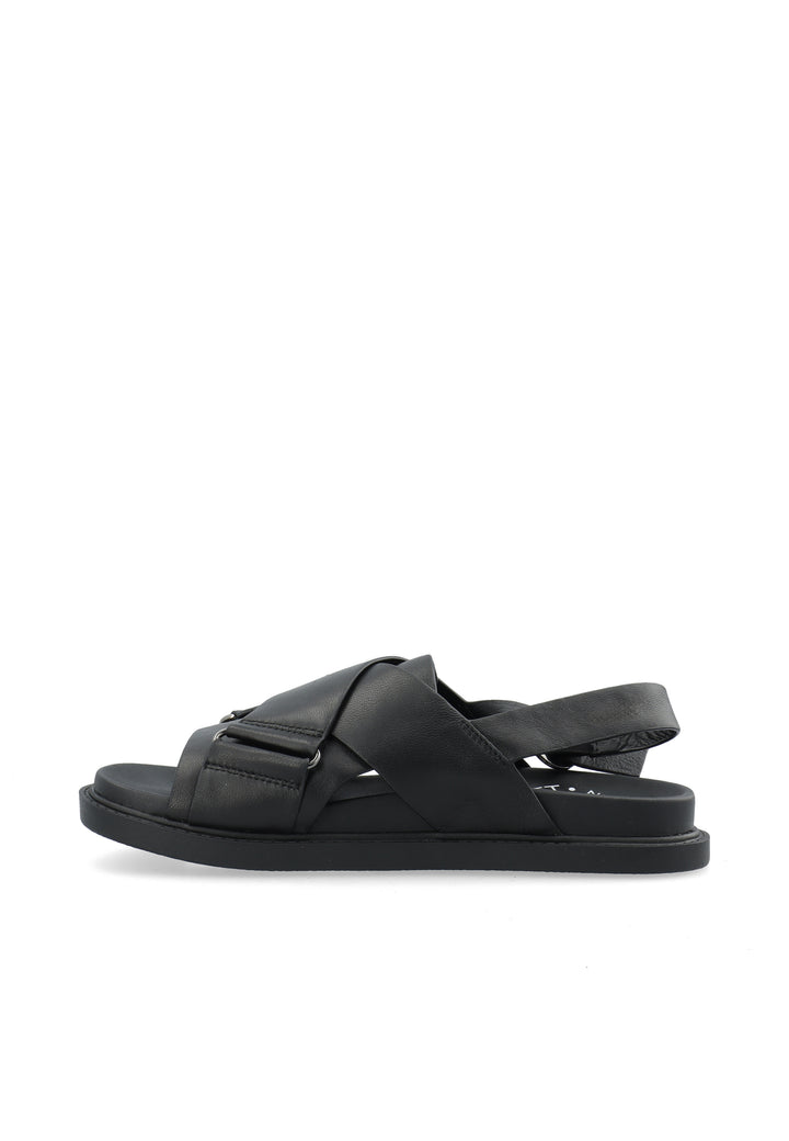 CASHOTT CASAMANDA CROSS SANDAL *Slides Black