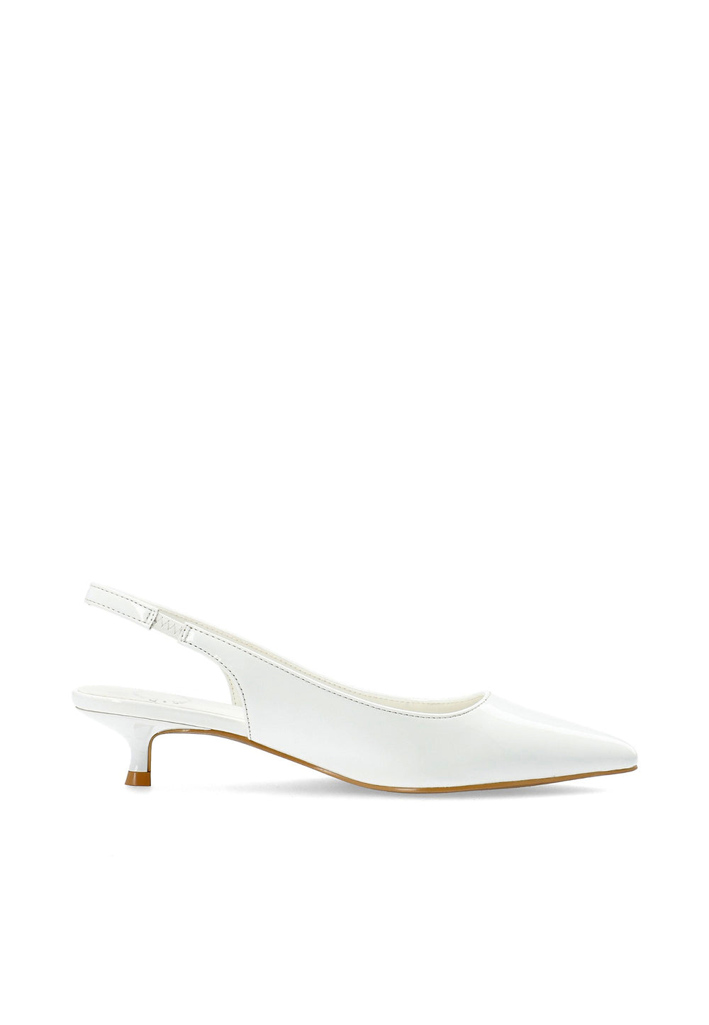 CASHOTT CASANDREA SLINGBACK - Patent *Slingback Off White