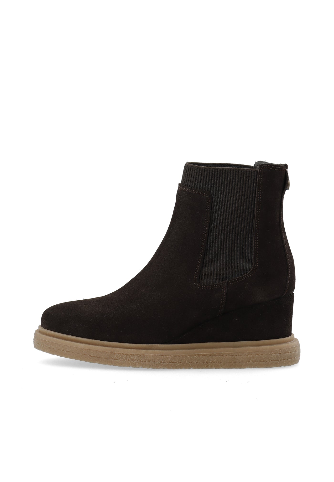 CASHOTT CASANJA Chelsea Boot Suede Chelsea Coffee