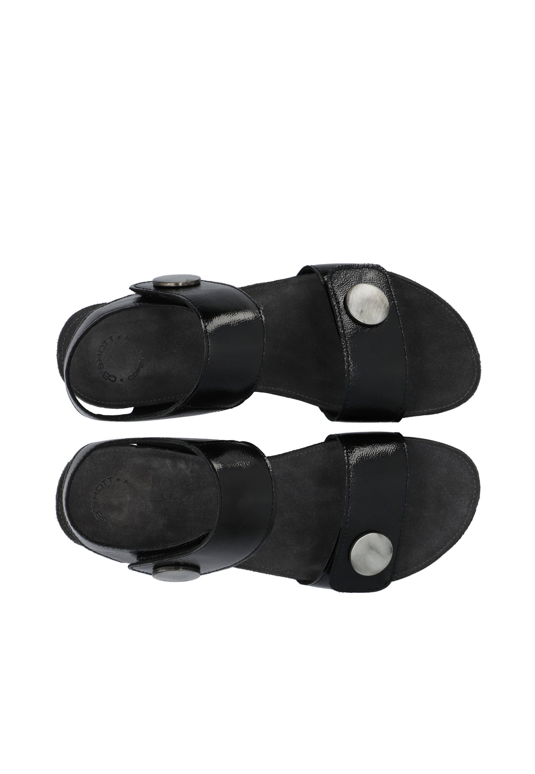 CASHOTT CASAVA SANDAL PATENT LEATHER Sandals Black