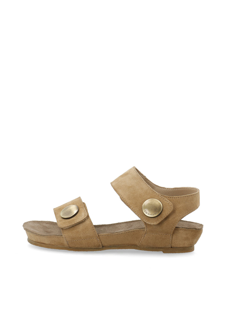 CASHOTT CASAVA SANDAL SUEDE *Ankle Strap Mushroom