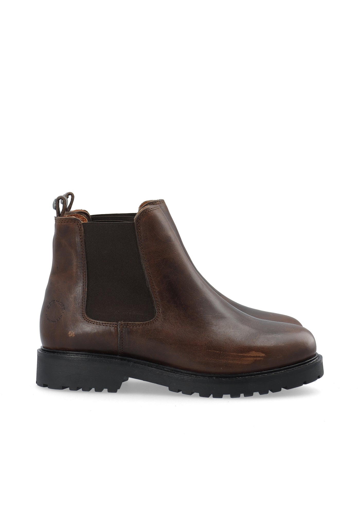 CASHOTT CASAYA Chelsea Warm Lining WP Leather Warm lined up chelsea Coffee