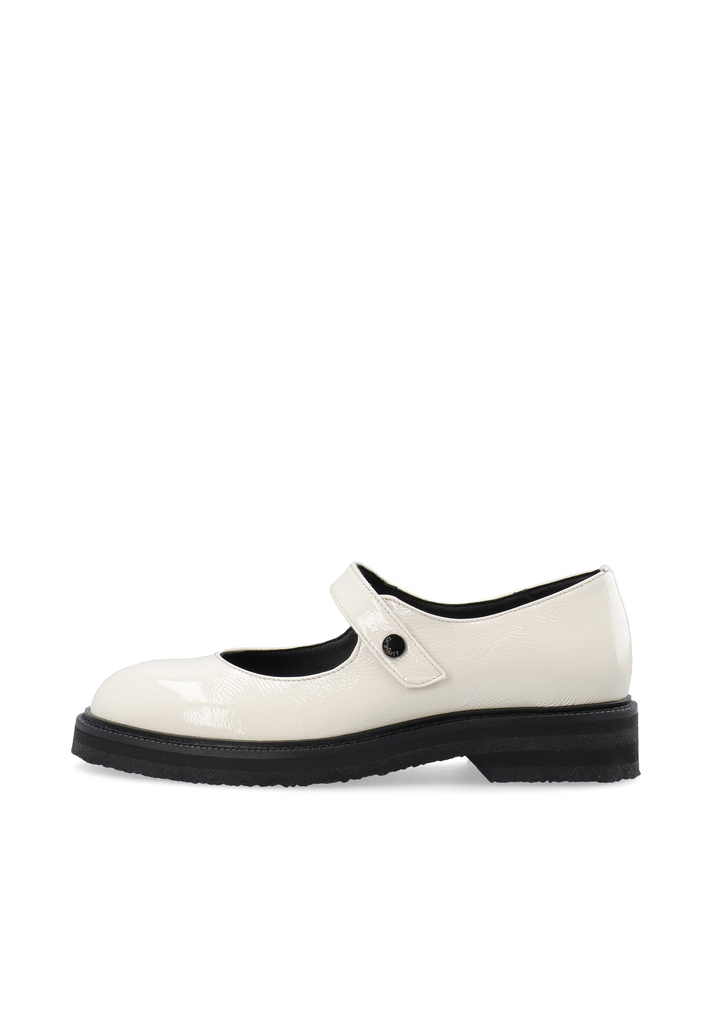 CASHOTT CASBETTY Mary Jane Patent Leather Mary Jane Off White