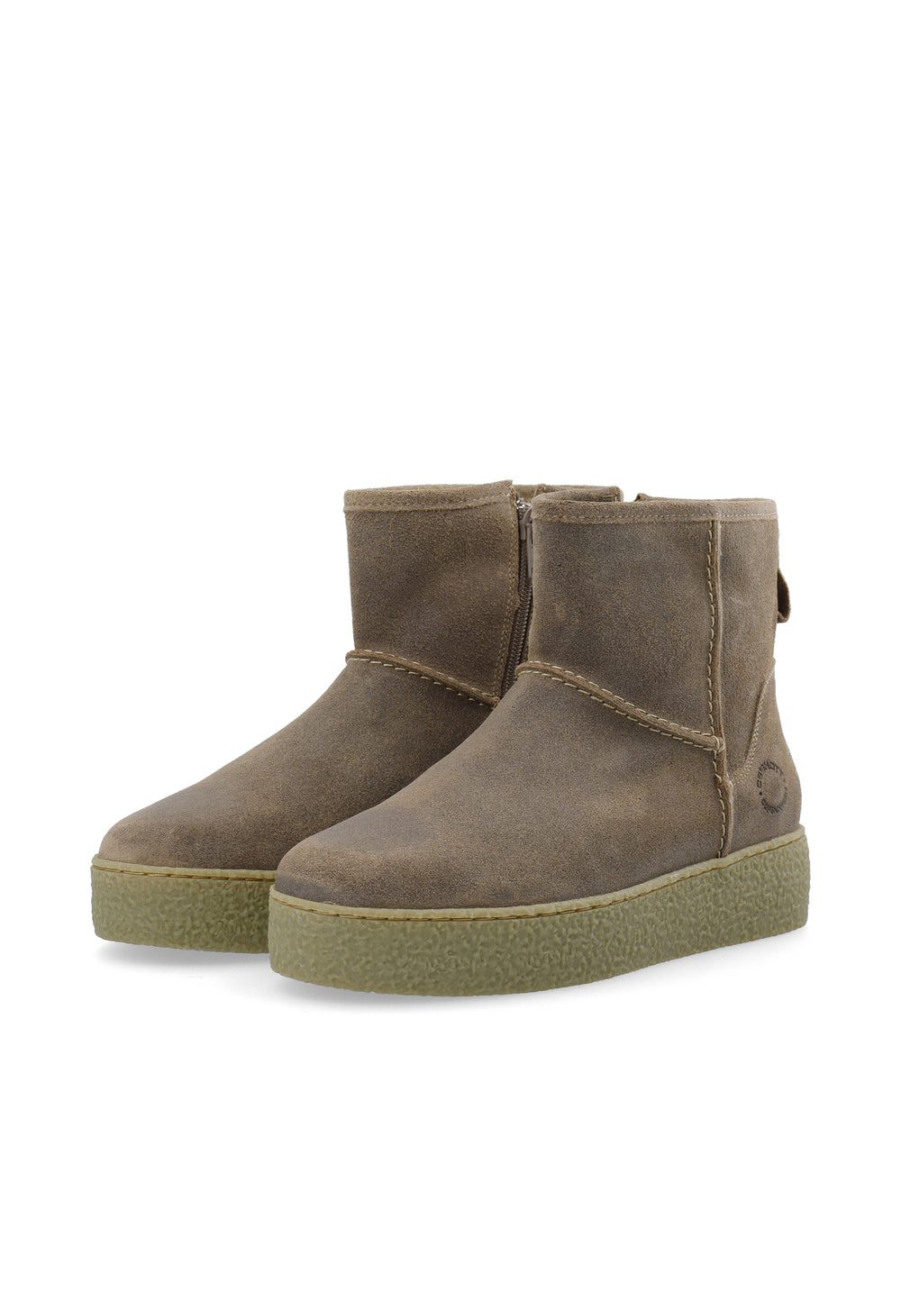 CASHOTT CASCAMILLA WARM LINED BOOT Ankle Boots Beige
