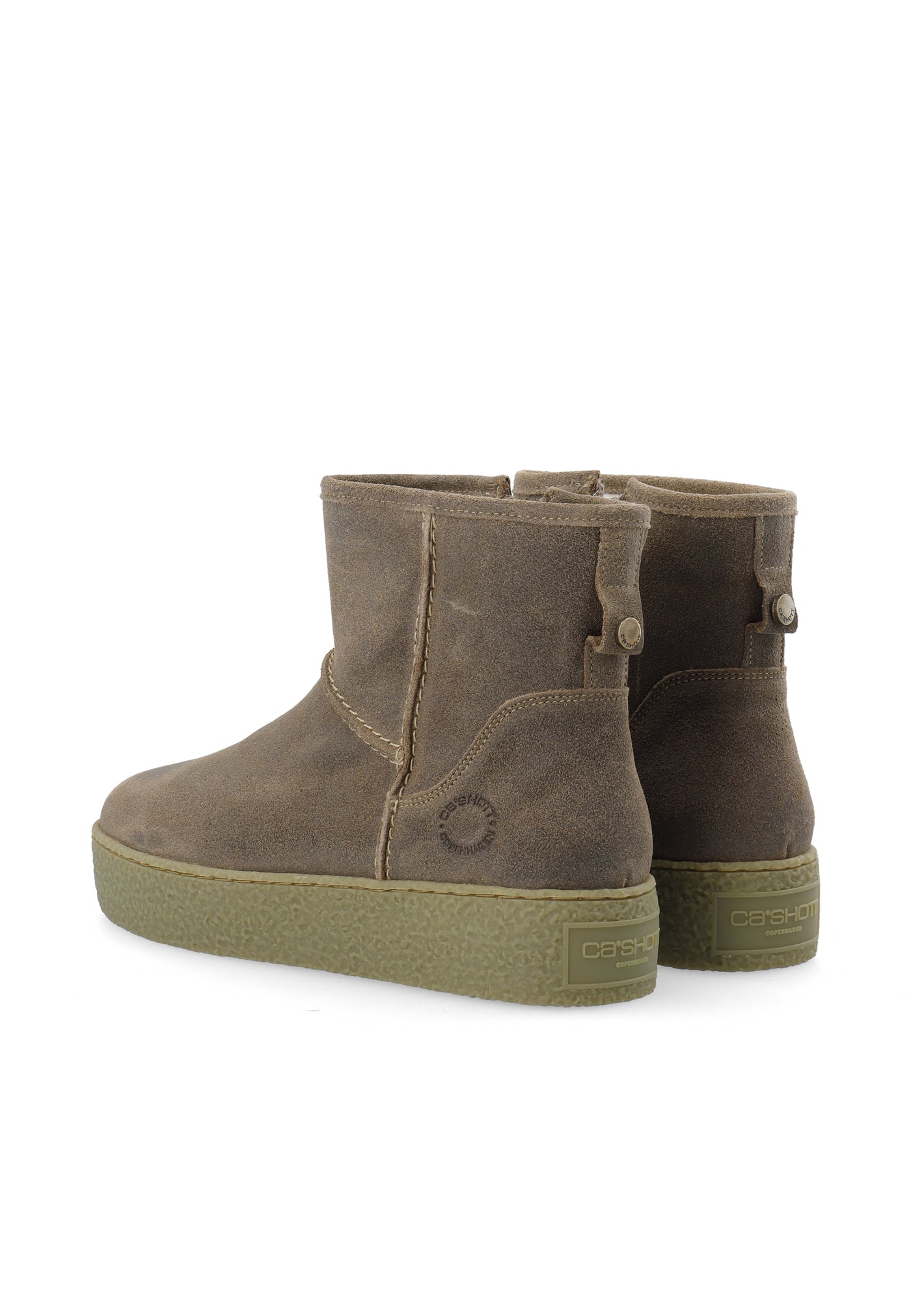 CASHOTT CASCAMILLA WARM BOOT Ankle Boots Beige