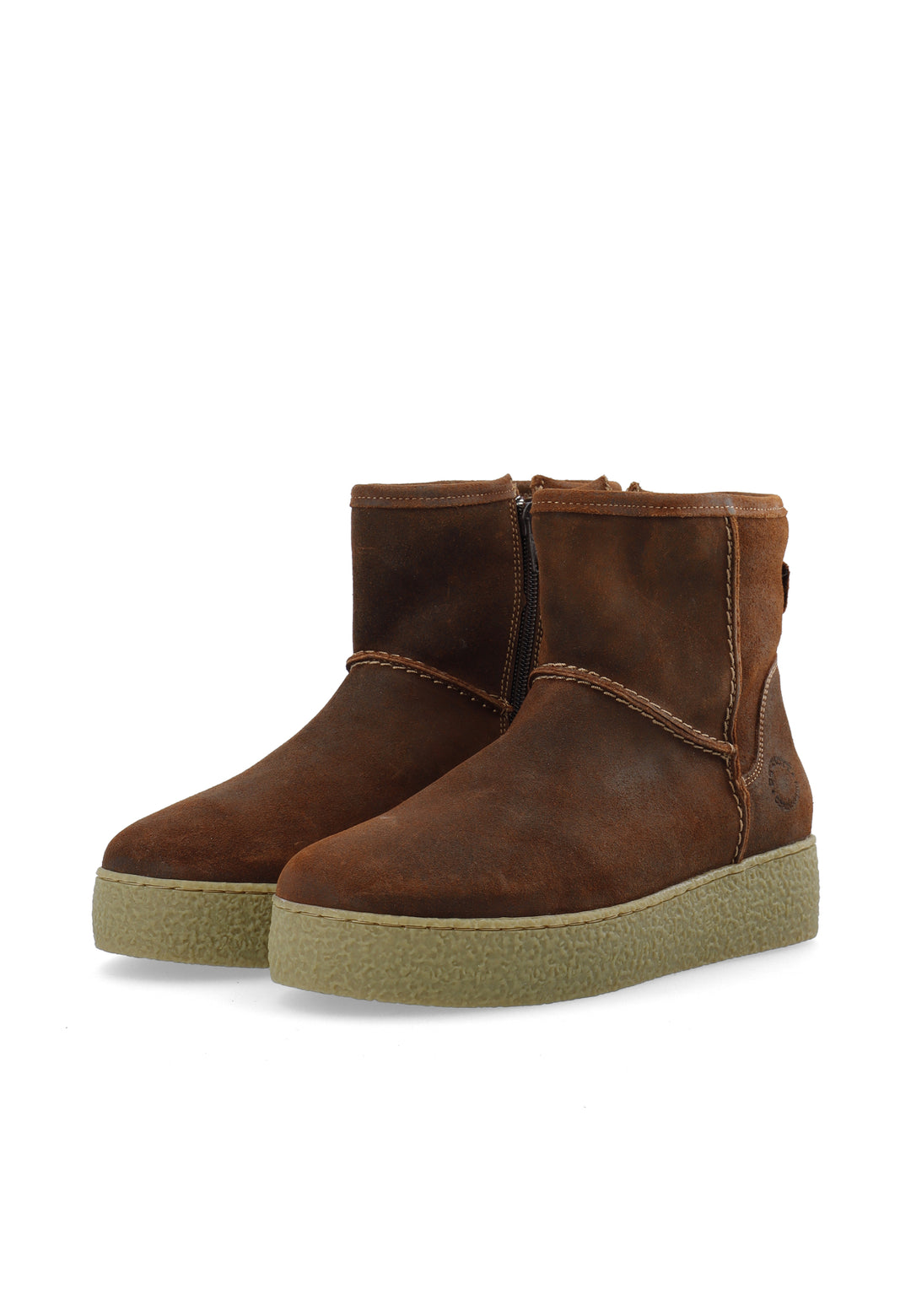 CASHOTT CASCAMILLA WARM LINED BOOT Ankle Boots Cognac