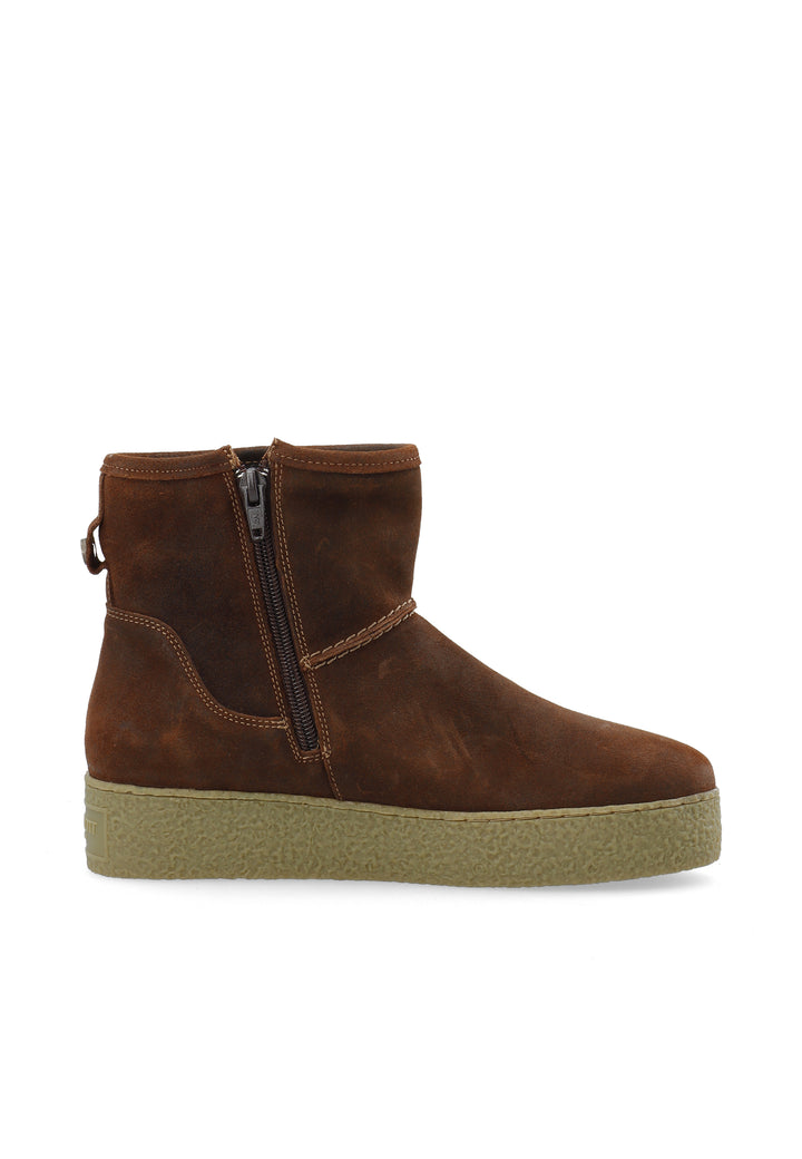 CASHOTT CASCAMILLA WARM LINED BOOT Ankle Boots Cognac