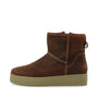 CASCAMILLA Boot W. Inside Zip Warm Lining Oil Suede