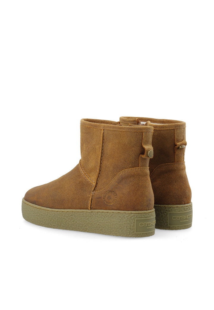 CASHOTT CASCAMILLA WARM LINED BOOT Ankle Boots Toffee