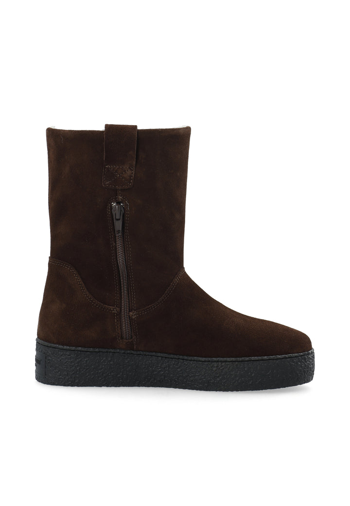 CASHOTT CASCAMILLA PULL BOOT - Warm lining *Pull On Dark Brown