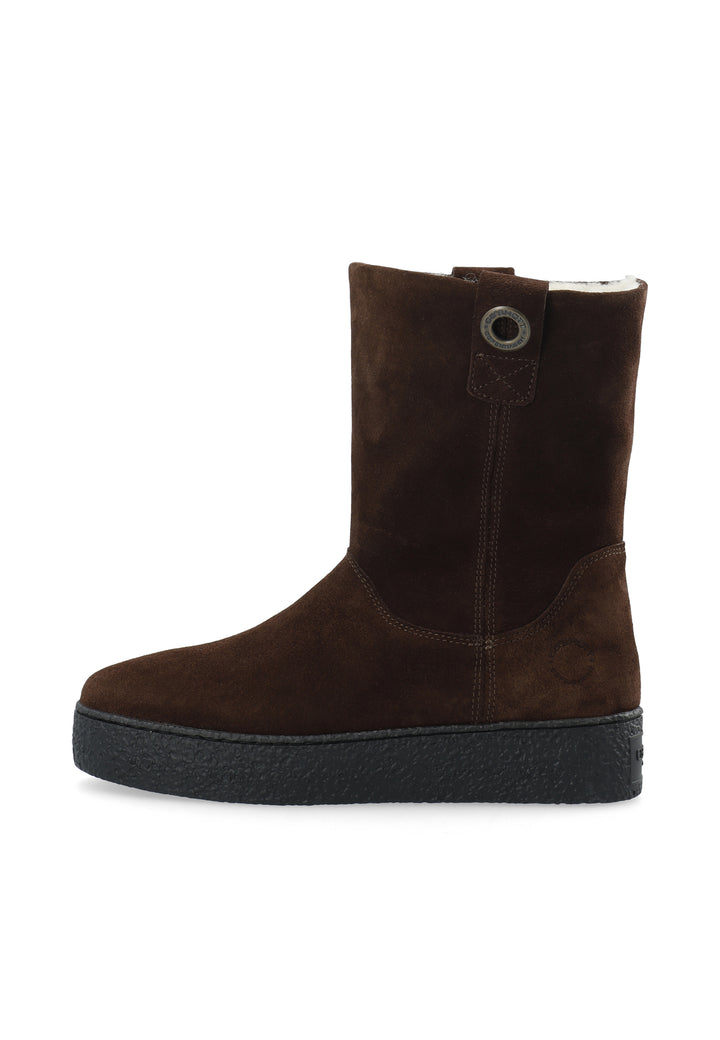 CASHOTT CASCAMILLA PULL BOOT - Warm lining *Pull On Dark Brown
