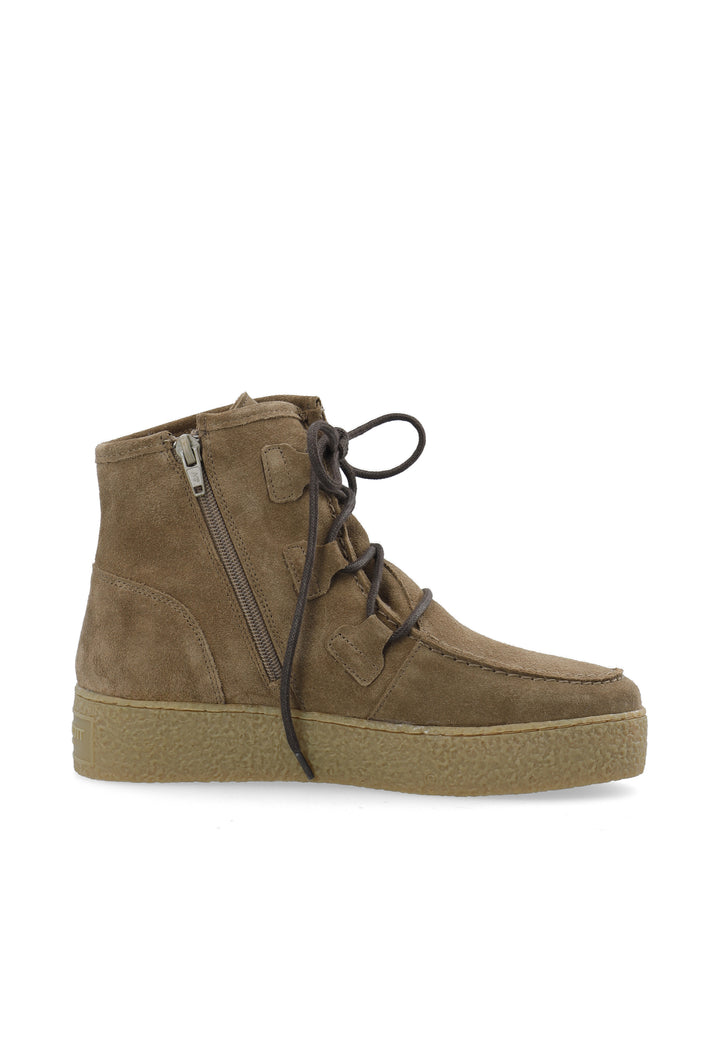 CASHOTT CASCAMILLA WARM LINED LACE MOCK TOE *Lace Up Sand