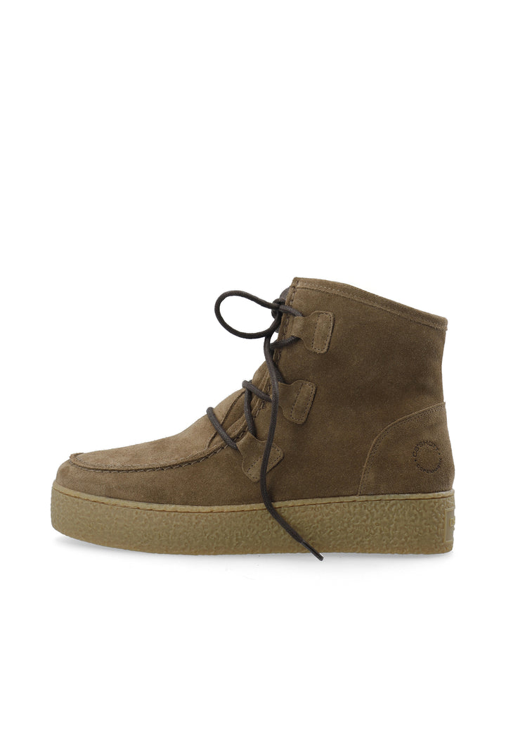 CASHOTT CASCAMILLA WARM LINED LACE MOCK TOE *Lace Up Sand