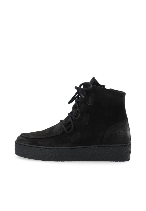 CASHOTT CASCAMILLA WARM LINED LACE MOCK TOE *Lace Up Black/Black