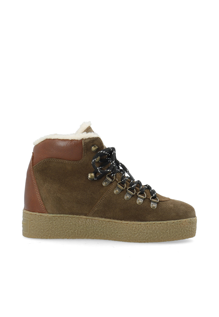 CASHOTT CASCAMILLA WARM LINED LACE UP BOOT Lace Up Sand