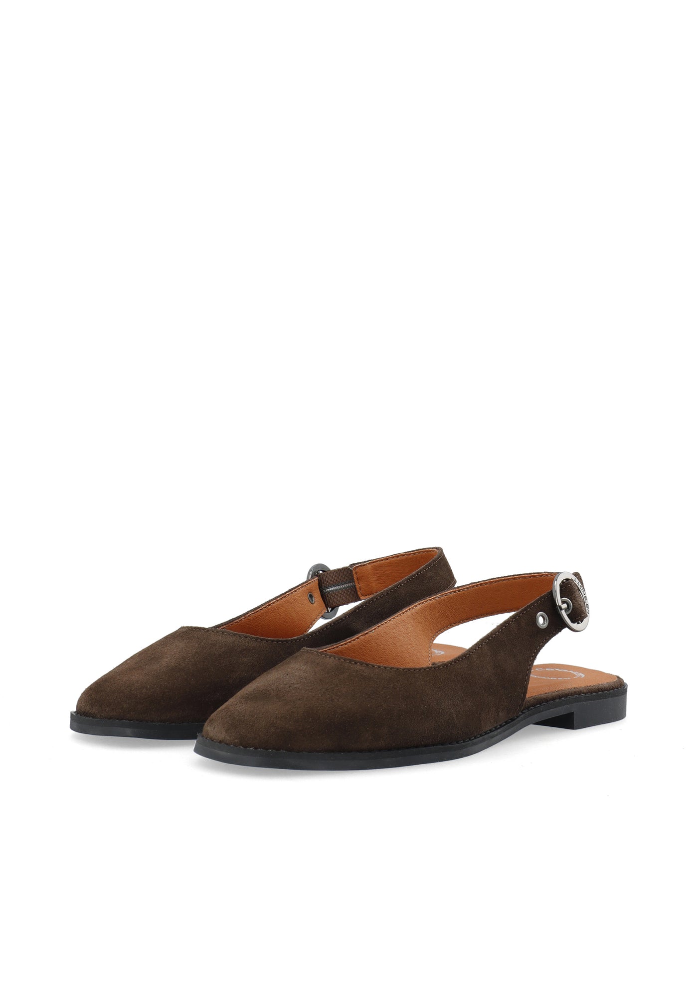 CASHOTT CASDIANA SLING BACK SUEDE Slingback Brown