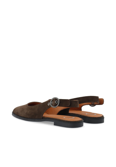 CASHOTT CASDIANA SLING BACK SUEDE Slingback Brown