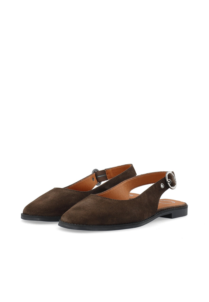 CASHOTT CASDIANA SLING BACK SUEDE *Slingback Brown