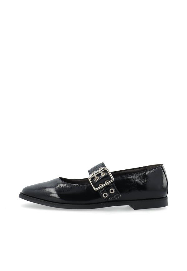 CASHOTT CASDIANA SINGLE STRAP NAPPALAK *Mary Jane Black/Black
