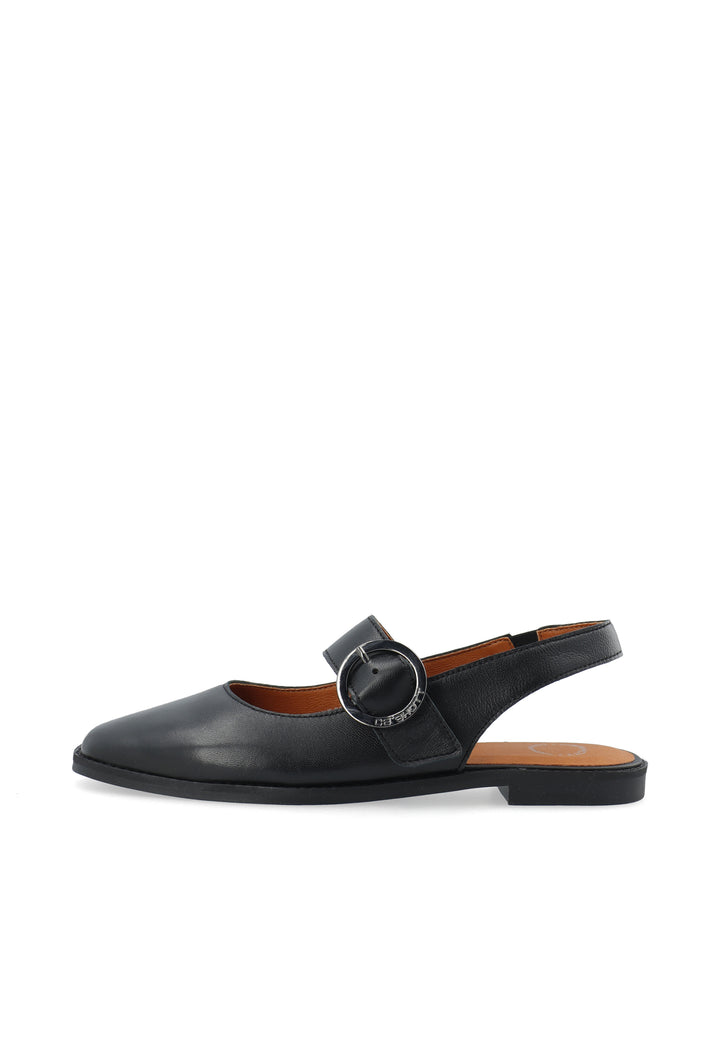 CASHOTT CASDIANA Single Strap Leather *Slingback Black